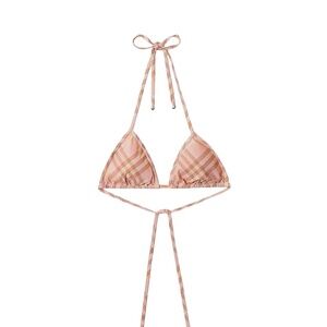 Burberry Check Triangle Bikini Top